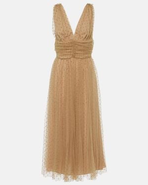 Altuzarra Lola Tulle Minidress - Natural