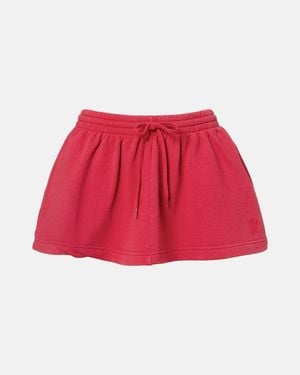 Balenciaga Cotton Miniskirt - Red