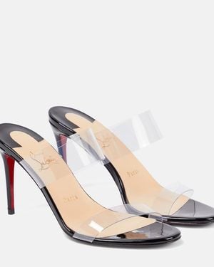Christian Louboutin Just Nothing Pvc Sandals - Natural