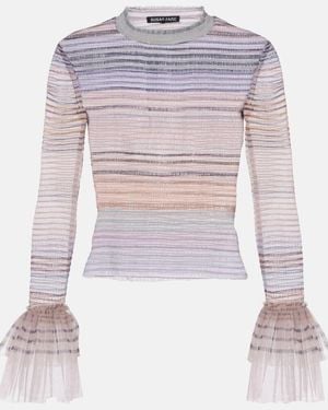 SUSAN FANG Top Aus Tuell - Pink