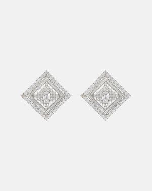 Rebecca Vallance Louise Crystal-Embellished Earrings - White