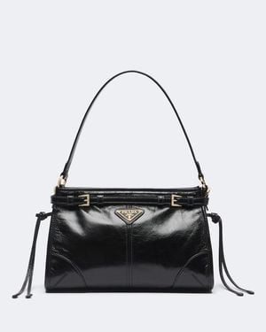 Prada Schultertasche Bonnie Small Aus Leder - Schwarz