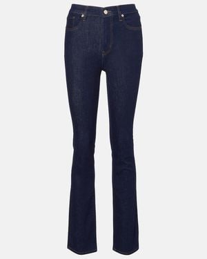 FRAME Pencil High-Rise Slim Jeans - Blue
