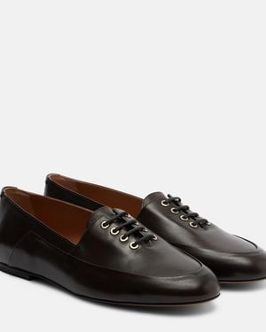 Jil Sander Loafers Aus Leder - Braun