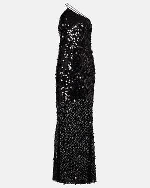 The Sei Sequined Gown - Black