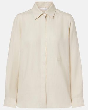 Max Mara Falasco Linen Shirt - Natural
