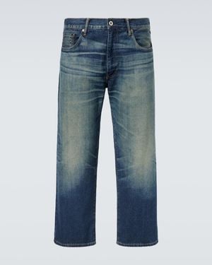 Junya Watanabe Straight Jeans - Blau