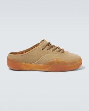 ERL Canvas Mules - Brown