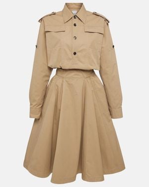 Bottega Veneta Shirt Dresses - Natural
