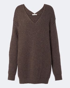 The Row Pull Nior En Cachemire - Marron