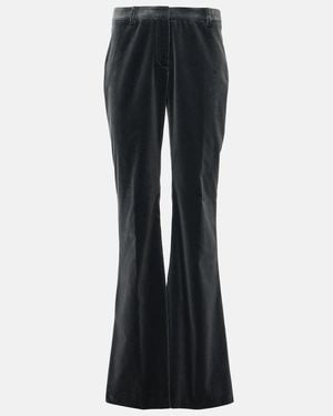 Etro Cotton Flared Trousers - Black