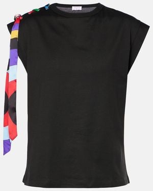 PUCCI Iride Cotton Jersey T-Shirt - Black