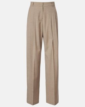 Frankie Shop Gelso Wide-Leg Trousers - Natural