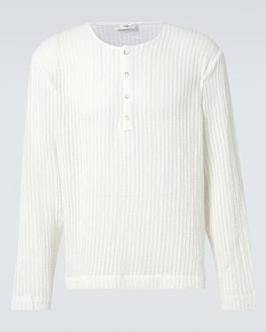 Commas Henley-Top - Weiß