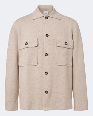 Allude Cardigan Aus Wolle Und Cashmere - Natur