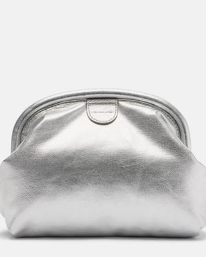 Stella McCartney Clutch Falabella Metallizzata Imbottita - Metallizzato