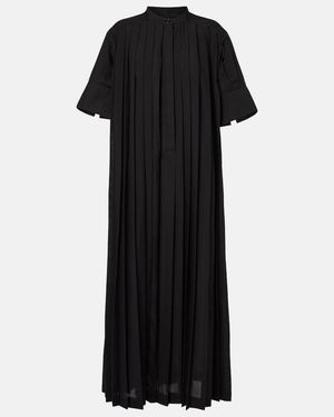 Rohe Harmonica Plisse Maxi Dress - Black