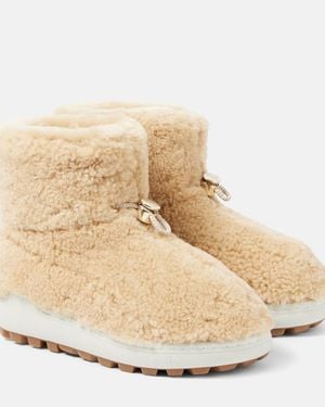 Bogner Botas De Nieve Chamonix S 13 De Piel De Oveja - Neutro