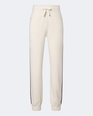 Bogner Calotta Virgin Wool Jersey Sweatpants - White