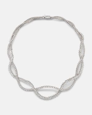 YEPREM Y-Couture 18Kt Necklace With Diamonds - White