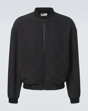 The Row Orianel Silk Jacket - Black