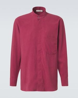 Saman Amel Silk Shirt - Red