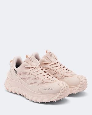 Moncler Trailgrip Gtx Suede Sneakers - Pink