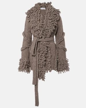 The Attico Cardigan Aus Wolle Und Kaschmir - Braun