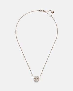 Pomellato Collar Pom Pom Dot De Oro Rosa De 18 Ct Con Nacar Y Diamantes - Metálico