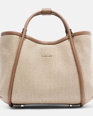 Max Mara Bolso Marin Small Con Piel - Neutro