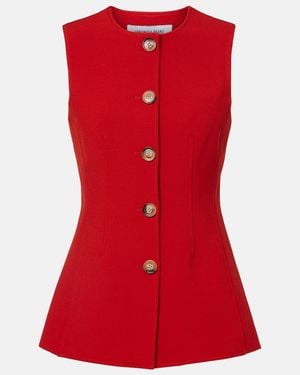 Veronica Beard Jessup Vest - Red