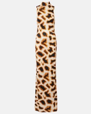 Christopher Esber Bedrucktes Maxikleid - Mettallic