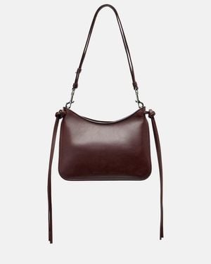 Phoebe Philo Small Gig Leather Shoulder Bag - Brown