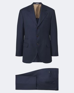 Brunello Cucinelli Virgin Wool Suit - Blue