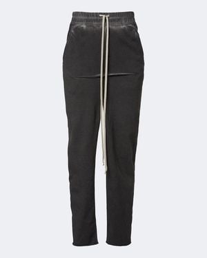 Rick Owens Drkshdw Sliced Pillar Cotton Midi Skirt - Black