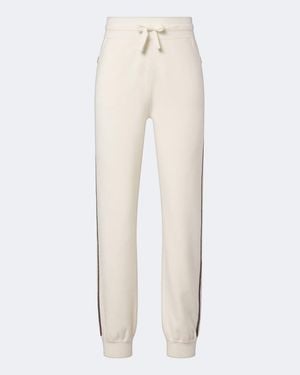 Bogner Calotta Virgin Wool Jersey Sweatpants - White