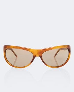 Magda Butrym Flat-Top Sunglasses - Brown