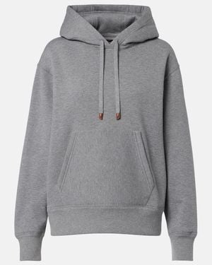 Loro Piana Banyan Cotton And Cashmere Hoodie - Gray