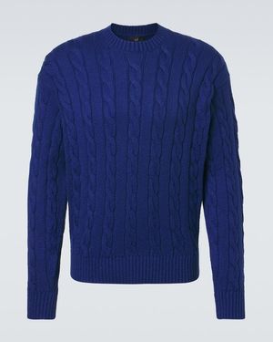 dunhill Pullover Aus Baumwolle - Blau