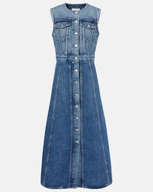 Citizens of Humanity Idalene Denim Midi Dress - Blue
