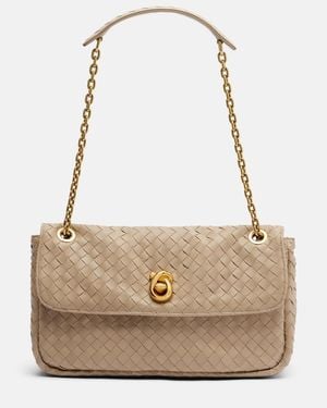 Bottega Veneta Schultertasche Madison Aus Leder - Natur