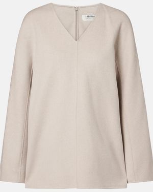 Max Mara Riva Virgin Wool Jumper - Natural
