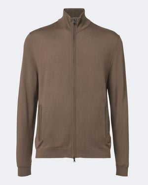 Bogner Cardigan Oscar Aus Wolle - Braun