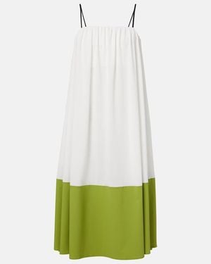 Proenza Schouler Label Saria Crepe Jersey Midi Dress - White