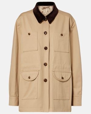 Blazé Milano Lokai Cotton Canvas Jacket - Natural