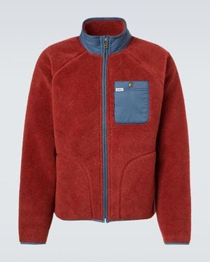 RRL Wool-Blend Fleece Jacket - Red
