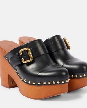 Chloé Jeannette Clog Court Shoes - Multicolour