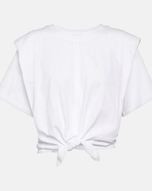Isabel Marant Zelikia Cotton Jersey T-Shirt - White