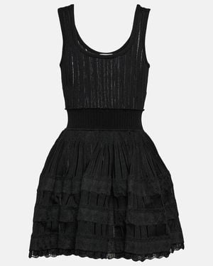 Alaïa Shiny Crinoline Dress For - Black