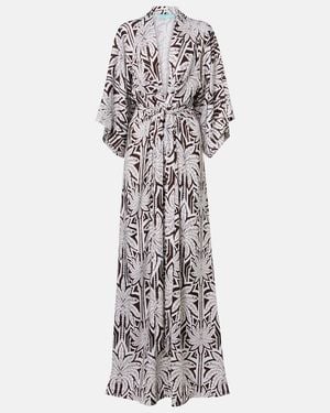 Melissa Odabash Bedrucktes Maxikleid Eloise - Weiß